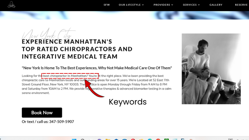 On-Page SEO For Chiropractors