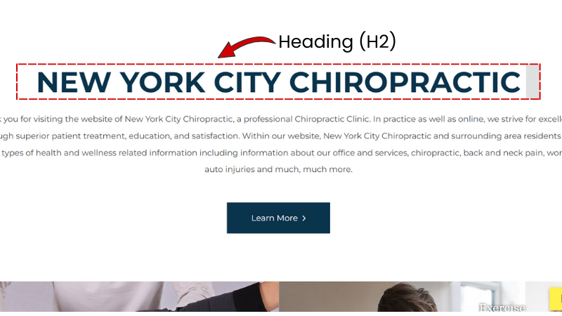 On-Page SEO For Chiropractors